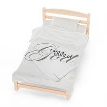 Load image into Gallery viewer, I am a Child of God Plush Blanket