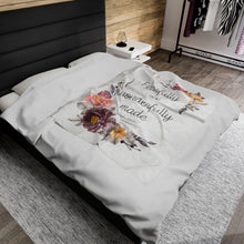 Load image into Gallery viewer, Fearfully and Wonderfully Made  Plush Blanket