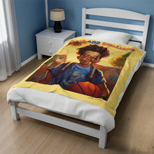 Load image into Gallery viewer, Bold and Brilliant Plush Blanket