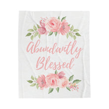 Load image into Gallery viewer, Abundantly Blessed Plush Blanket