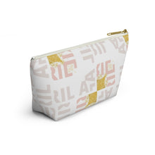 Load image into Gallery viewer, A Touch of Blush and Gold Accessory Pouch