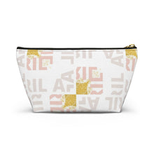 Load image into Gallery viewer, A Touch of Blush and Gold Accessory Pouch
