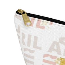 Load image into Gallery viewer, A Touch of Blush and Gold Accessory Pouch