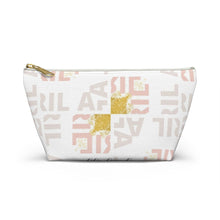 Load image into Gallery viewer, A Touch of Blush and Gold Accessory Pouch