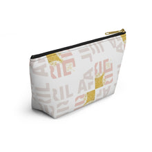 Load image into Gallery viewer, A Touch of Blush and Gold Accessory Pouch