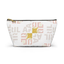 Load image into Gallery viewer, A Touch of Blush and Gold Accessory Pouch