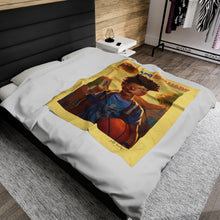 Load image into Gallery viewer, Bold and Brilliant  Plush Blanket
