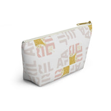 Load image into Gallery viewer, A Touch of Blush and Gold Accessory Pouch
