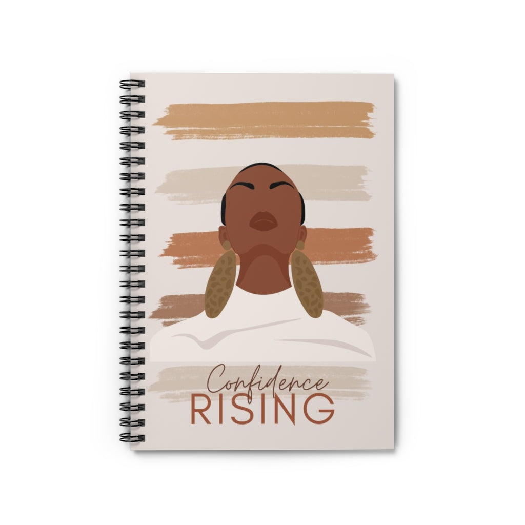 Confidence Rising Spiral Notebook - Ruled Line