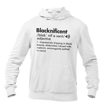 Load image into Gallery viewer, BLACKNIFICENT UNISEX HOODIE
